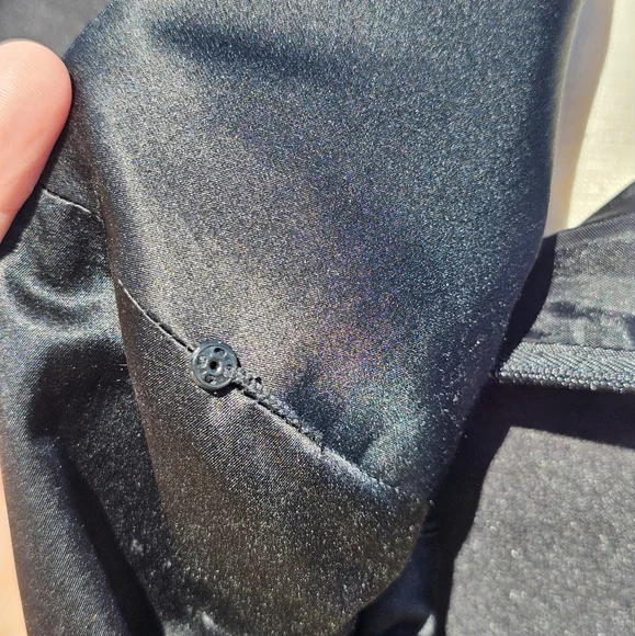 Carmen Marc Valvo silk beaded cocktail dress - Picture 3 of 9